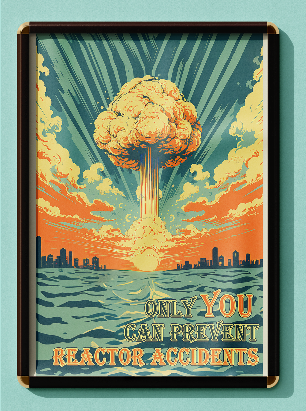 Reactor Accidents Poster — The Reactor is Critical